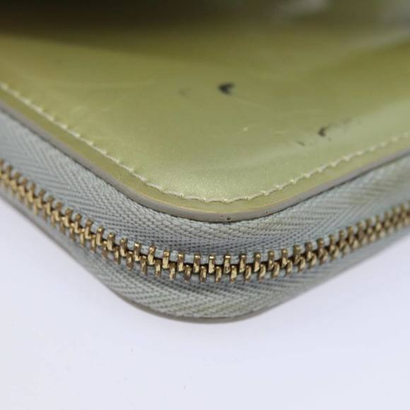 LOUIS VUITTON Monogram Vernis Eldridge Long Wallet Gris M91158 LV Auth 81320 - Picture 15 of 16